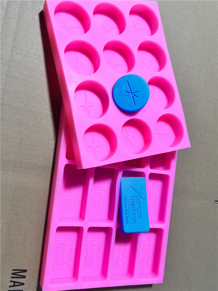 Customize Round Soap Molds Rectangle Soap Bar Mould with Brand Custom Silicone Trays for Natural Soap Making. 