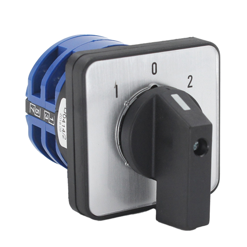 FORIDE Changeover Selector Switch 3 Positions 8 Terminals Universal Rotary Cam Selector Latching Switches 32A