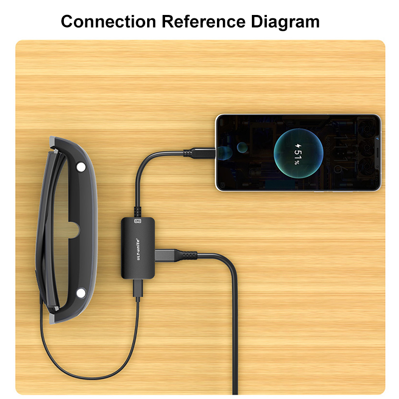 USB-C to C Converter Type C Adapter for XREAL nreal,Switch,StemDeck,Thunderbird Air plus,Huawei Vision Glass Power Conversion. 