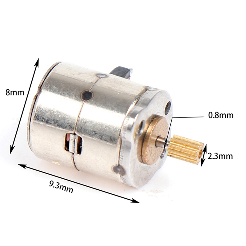 10Pcs/Pack Mini 2-Phase 4-Wire Stepper Motor Miniature Stepper with Gear Small Tiny Mini Motor Toy Engine DIY. 