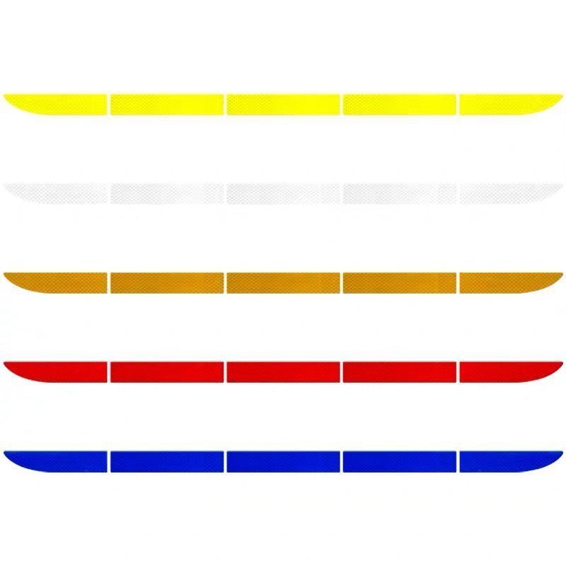 Car Trunk Reflective Sticker Long Tail Box Stickers Rear Bumper Bumper Strip Scratch Cover Motorcycle Warning Label Epoxy