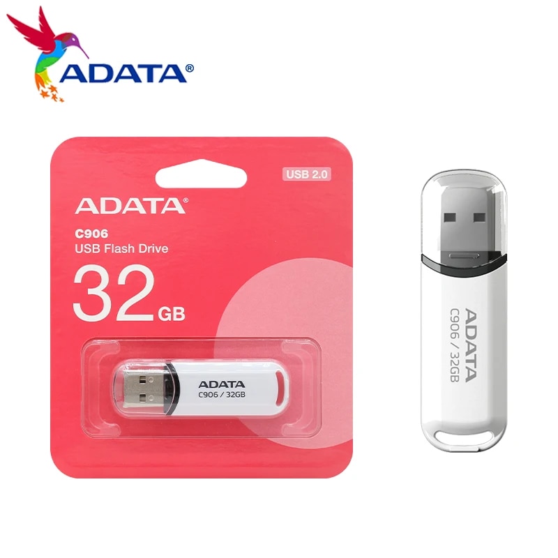 ADATA C906 USB Flash Drive 8GB 16GB 32GB 64GB USB 2.0 High Speed Memory Stick U Stick Storage Disk Pendrive Memory Stick. 