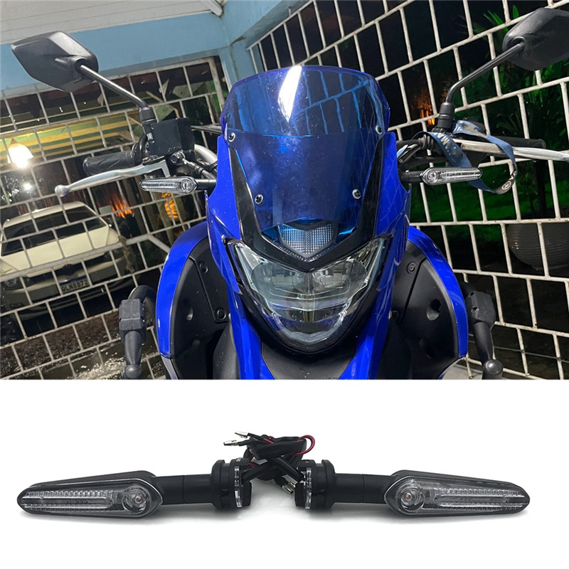 LED Turn Signal Light Motorcycle Indicator Lamp Retrofit LED Lights for YAMAHA YZF R15 R25 R3 R125 MT-25 MT-03 MT15 MT-15. 
