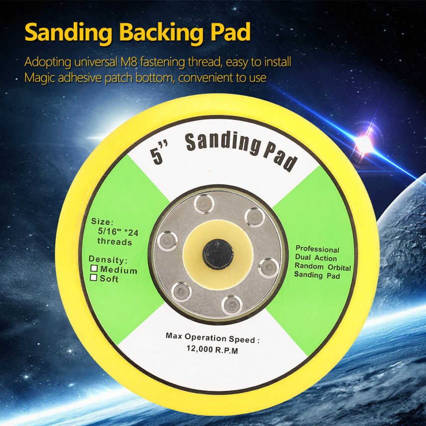 Hook And Loop Backing Plate Lightweight with M8 Thread Sanding Pad for Electric Polishing Machine All Kinds Of Adhesive. 