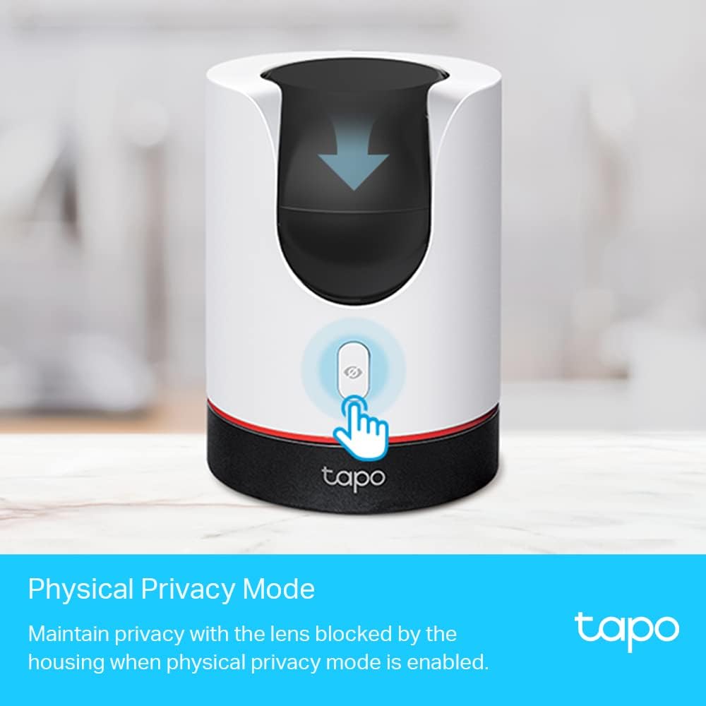 TP-Link Tapo C225 2K 4MP Pan/Tilt AI Home Security Wi-Fi IP Camera with Night Vision. 