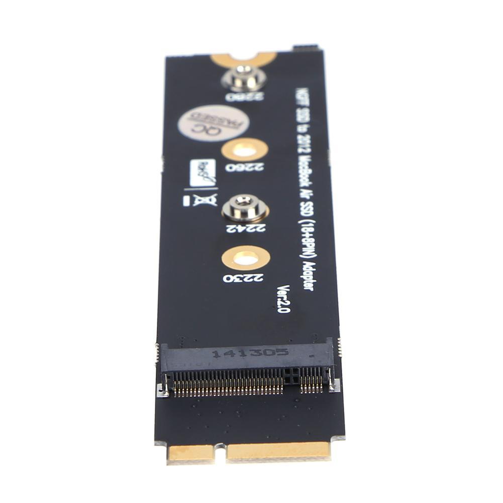 Vktech M.2 NGFF SSD to 18+8pin SSD Adapter Card for MacBook Air 2012 A1465 A1466. 