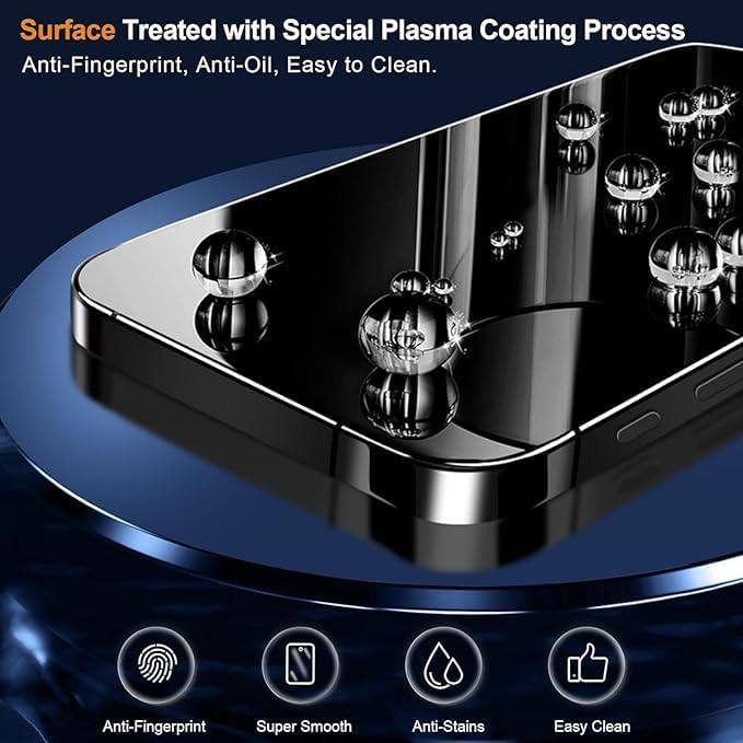 SuperX Tempered Glass SuperX 0.3mm Anti-Static Tempered Glass Full Glue Coverage Screen Protector For iPhone. 