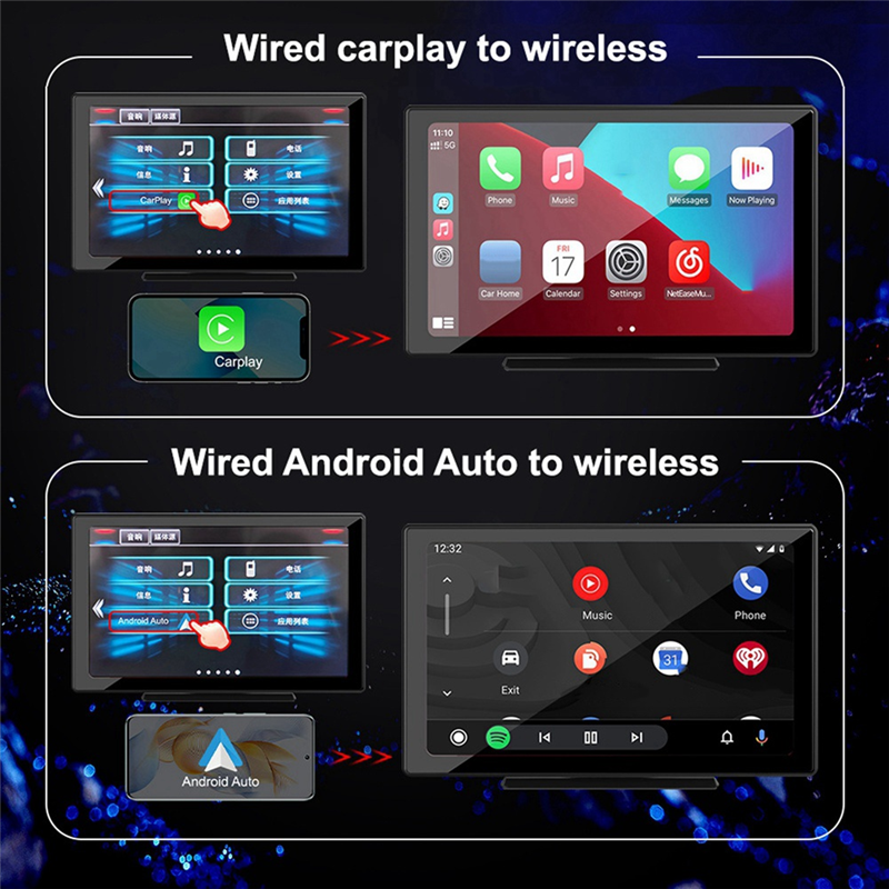 CarPlay Adapter for Android Auto Wired to Wireless Carplay Dongle. 