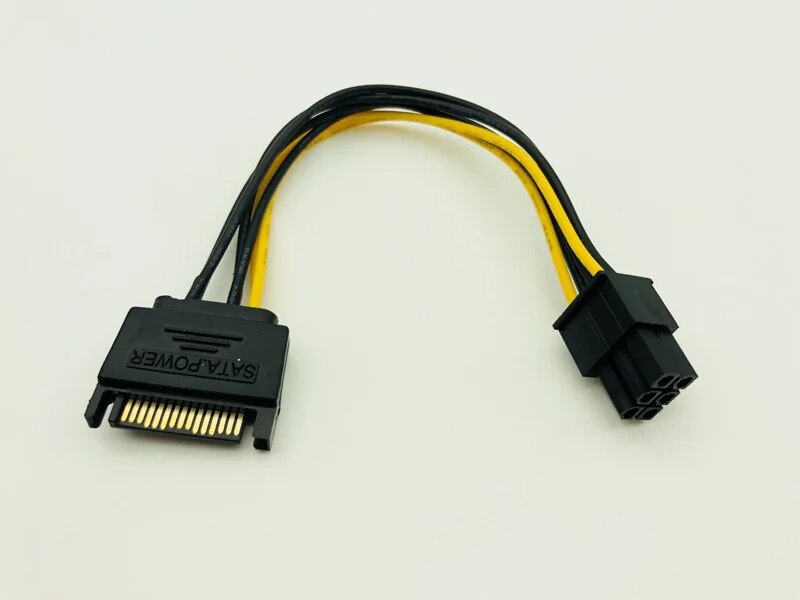 Mini PCIe PCI-E PCI Express Riser Card to PCIE Extender 16X SATA to 6Pin IDE Molex Power Cable for BTC ETH Litecoin Miner Mining. 
