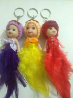 barbie doll keyring
