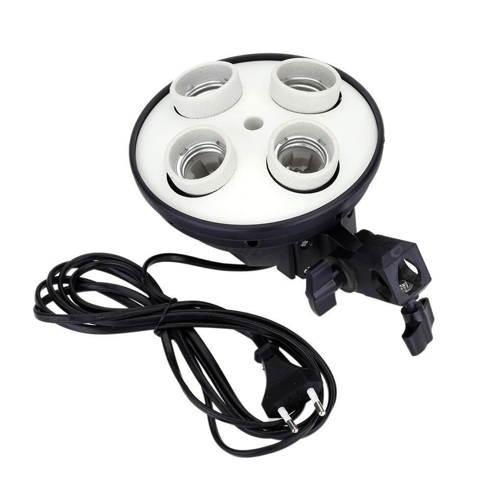 4 in 1 E27 Base Socket Light Lamp Bulb Holder Adapter for Photo Video Studio Softbox - all new
