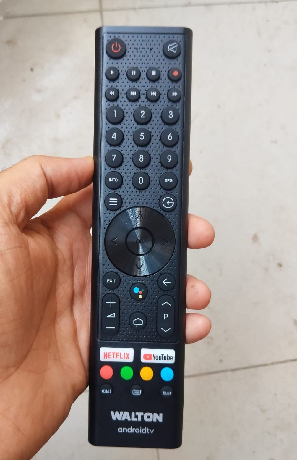 WALTON ANDROID TV VOICE CONTROL REMOTE. 