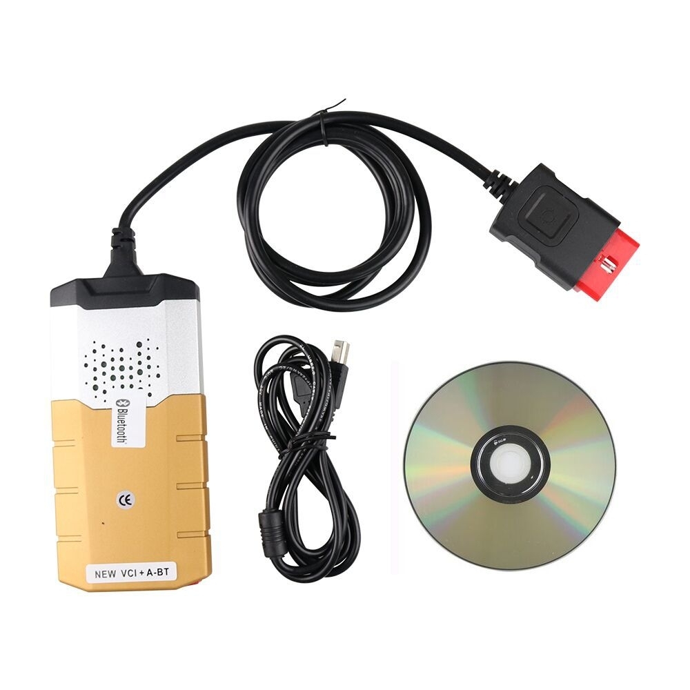 (New) Autocom CDP Professional Car Bluetooth Diagnostic Cables Aluminum Alloy OBD2 Diagnostic Tool Delphi DS150E. 
