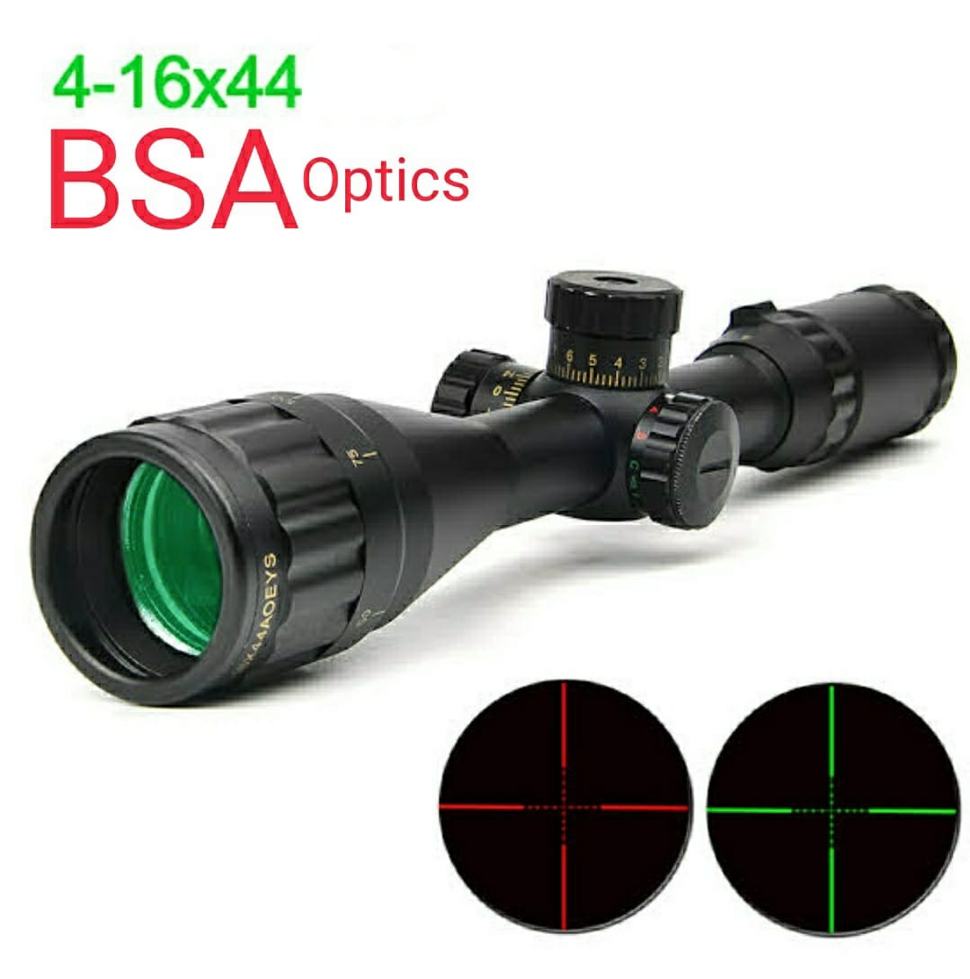 1900M BSA 4-16x44 AOEYS OPTICS Adjustable Bainocular And Scope Lite Night Mood And Splash Proved. 