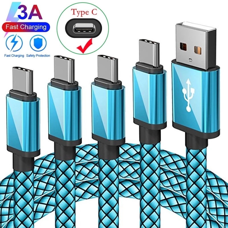 Original Fast Charging Charger For Samsung A51 A71 A70 A50 A50s A20 A40 S8 S9 S10 S20 Note 8 9 10 Type C USB Quick Charger Cable. 
