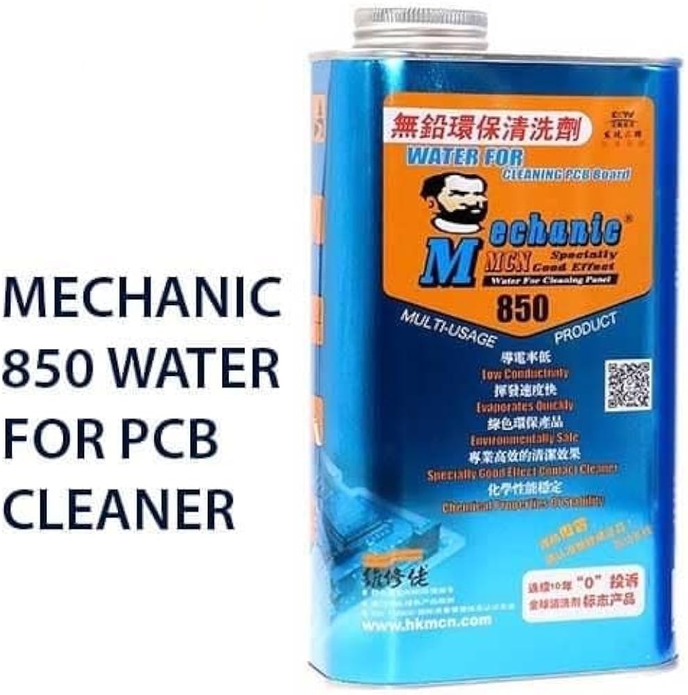 MECHANIC 850 LEAD FREE CIRCUIT BOARD CLEANER LIQUID FOR WATER DAMAGE PCB (850G)