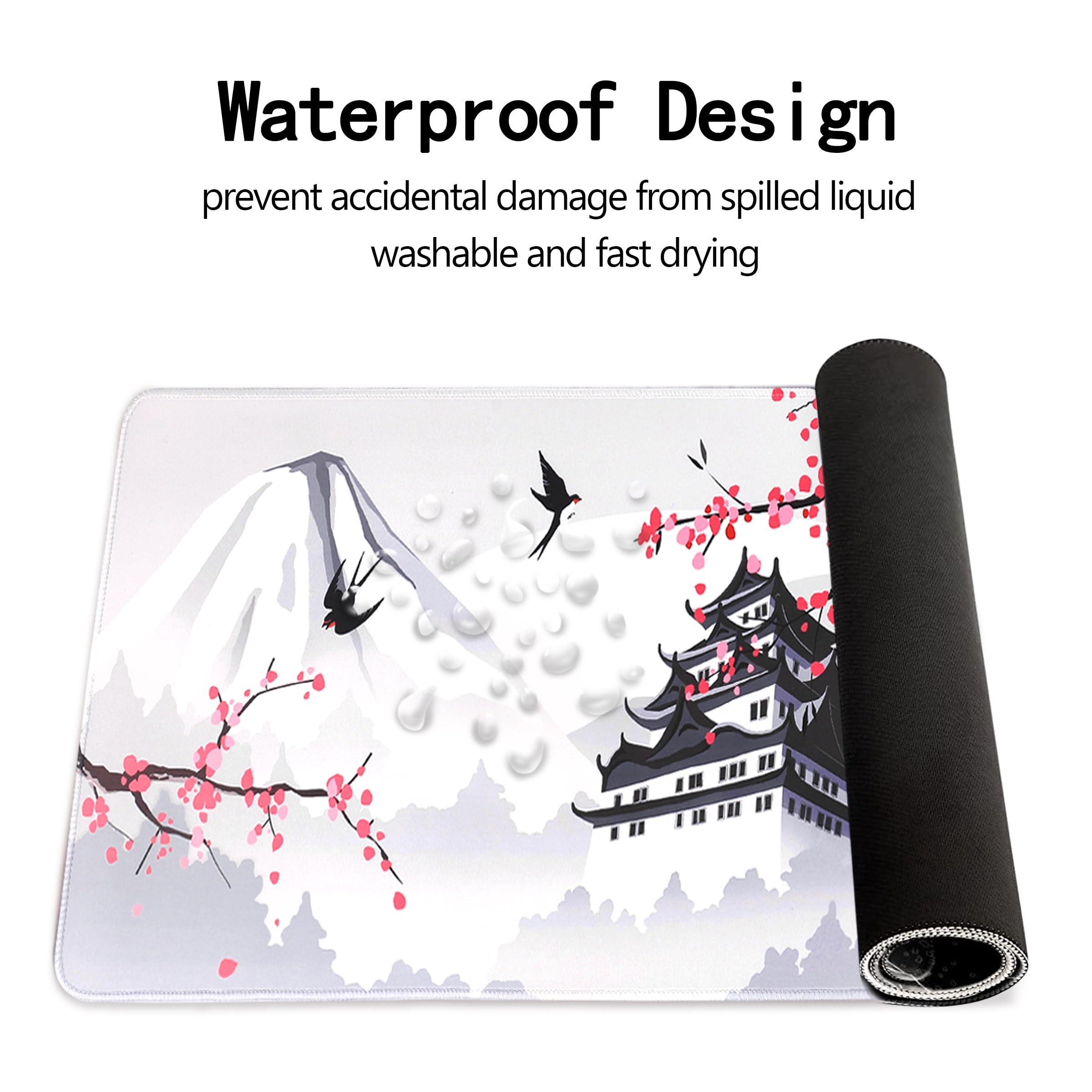 Laptop rat big mouse pad xxl rubber keyboard mouse carpet anti-slip gamer mouse pad label pad. 