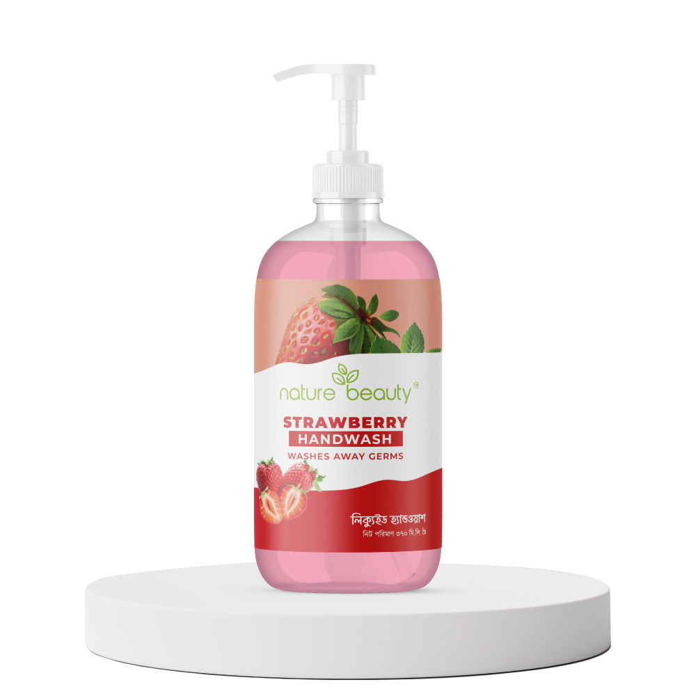 Nature Beauty Strawberry Hand Wash-370ml. 