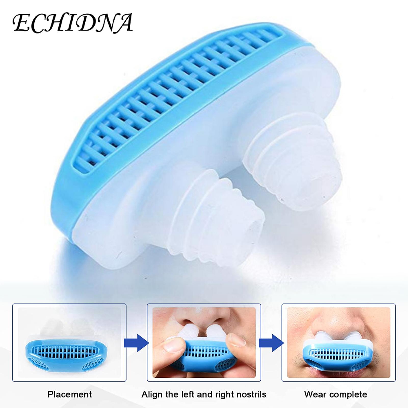 Nasal Plug for Snoring 1 Set Anti-snoring Device Soft Silicone Nasal Plugs Effective Snore Reduction Comfortable Nasal Dilator. 