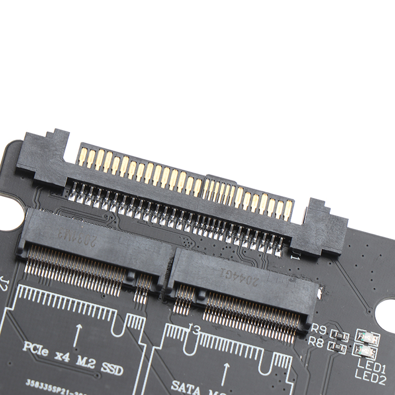 SATA M.2 SSD to SAS and NVMe M.2 NGFF SSD to SFF-8639 Adapter Converter. 