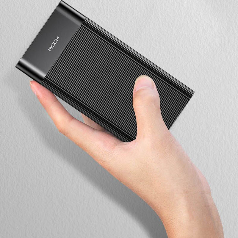 ROCK P82 PD Power Bank 20000mAh with Digital Display. 