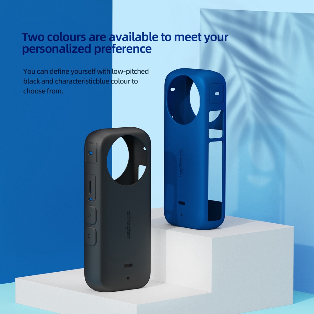 Protective Case for Insta 360 X3 Camera Silicone Case, Black. 