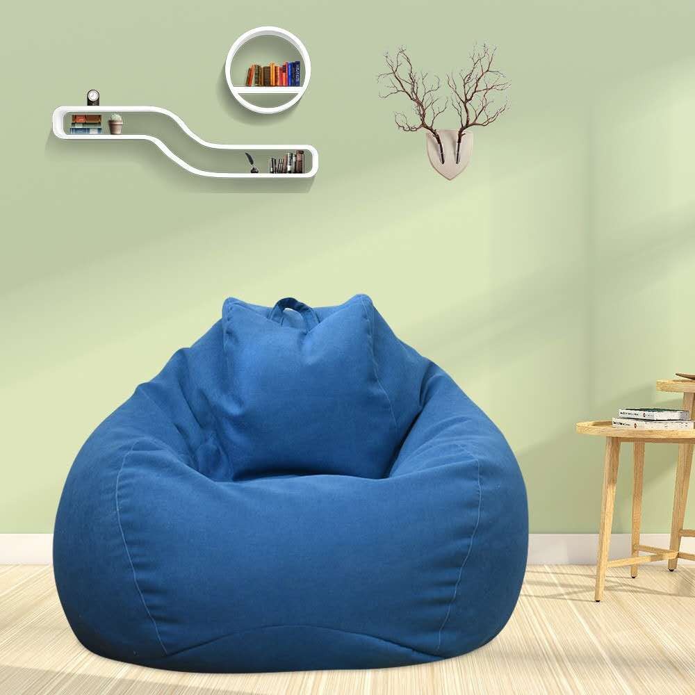 [Ready Stock] 15Color Bean Bag Single Fabric Lazy Couch Bean Bag Leisure Hotel Furniture Simple Small Apartment Sofa. 