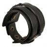 Men Women Punk Retro Wide Faux Leather Belt Brelet Wristband Jewelry Gift