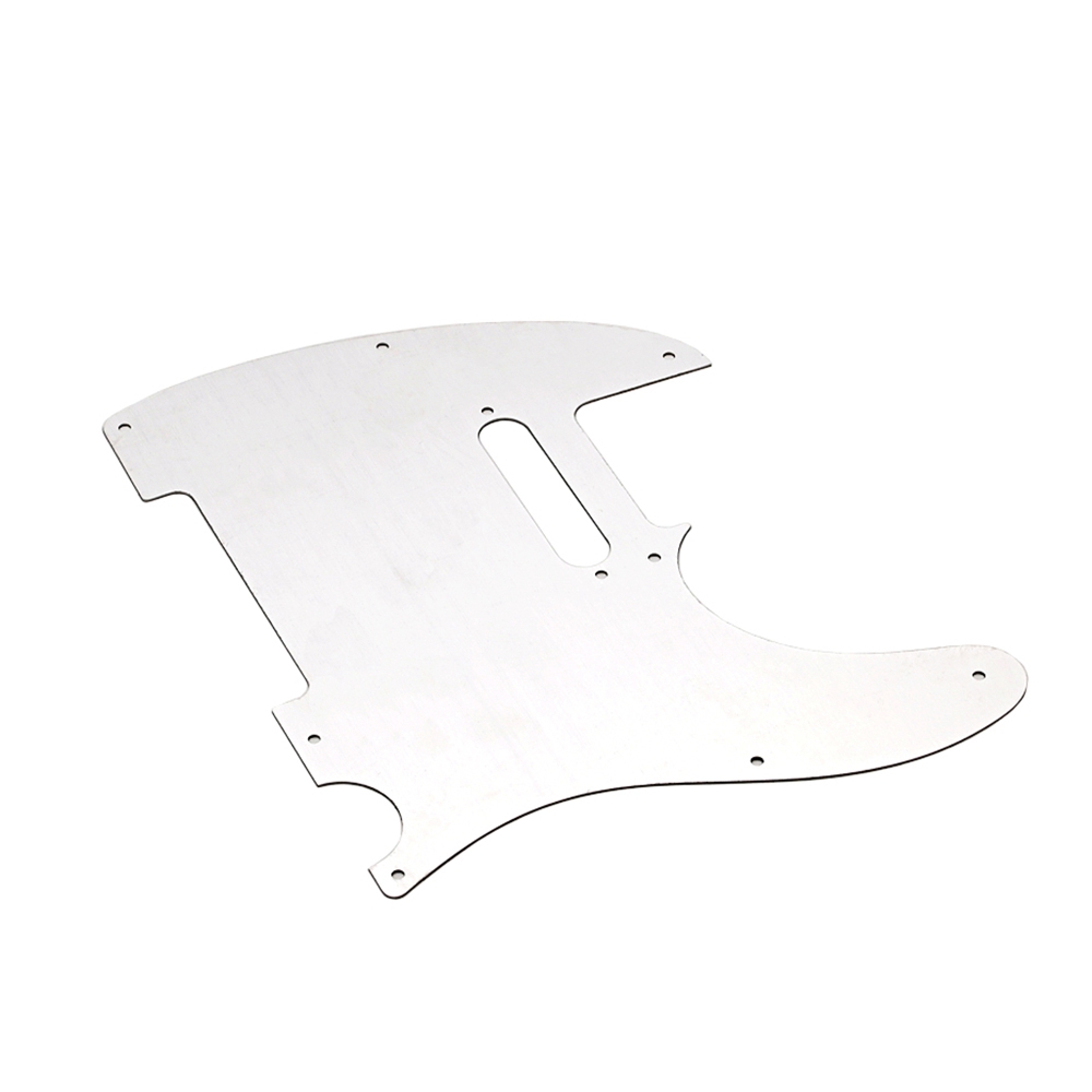 1Pc 8 Hole Silver Guitar Accessories TL Guitar Pickguard for TL Style Guitar