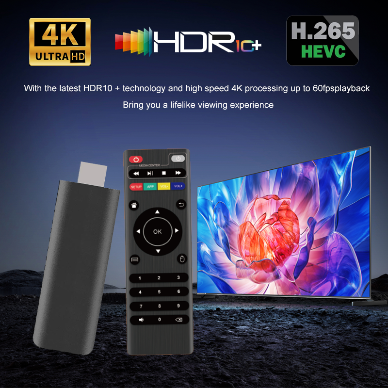 Amlogic S905 Smart TV Stick High Speed 4k WIFI 6 OM Android TV Stick