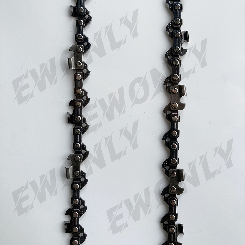 12 Inches Chainsaw Chain, Replacement Chain For Cordless Electric Portable Mini Chainsaw, Guide Saw Chain 3/8" Pitch.043" Gauge 45 Drive Links Replacement Chain. 