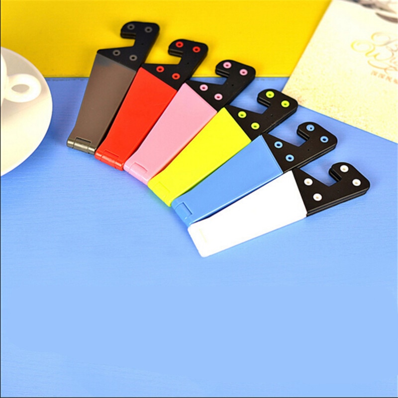 【happy one】UVR Universal Foldable Mobile Phone Stand Iphone Tablet All Smartphone Adjustable Support Phone Desk. 