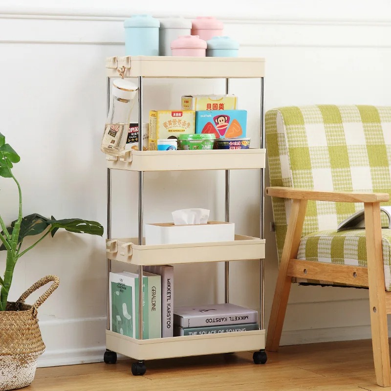 Wide Type High Capacity Multi Purpose Trolly Rack Multifunctional Movable Storage Cart_Alpha Bridge. 