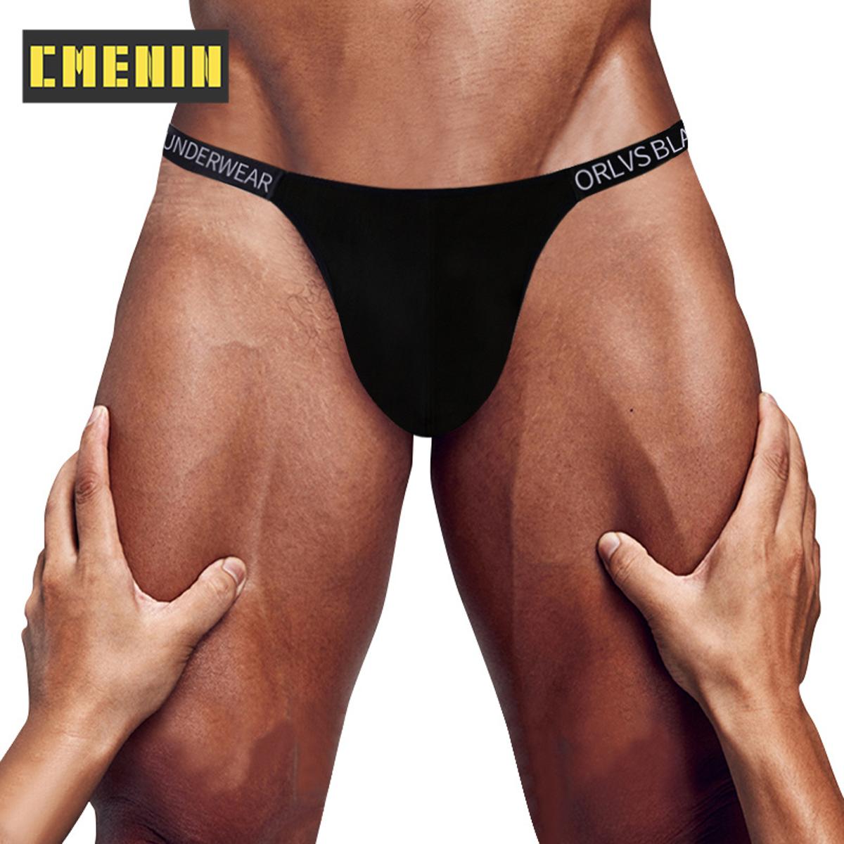 CMENIN Soft ORLVS (1 Pieces) Modal Men Underwear thongs Mens Jockstrap Breathable Soft thongs And G strings Splice Innerwear OR6107