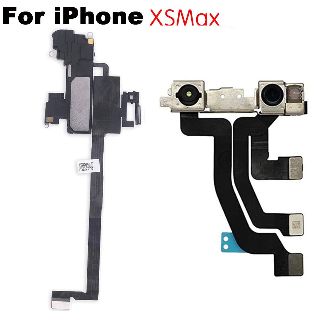 Ear Speaker With Microphone Flex For iPhone X XR XS Max Front Camera With Sensor Flex Cable NO Face ID. 