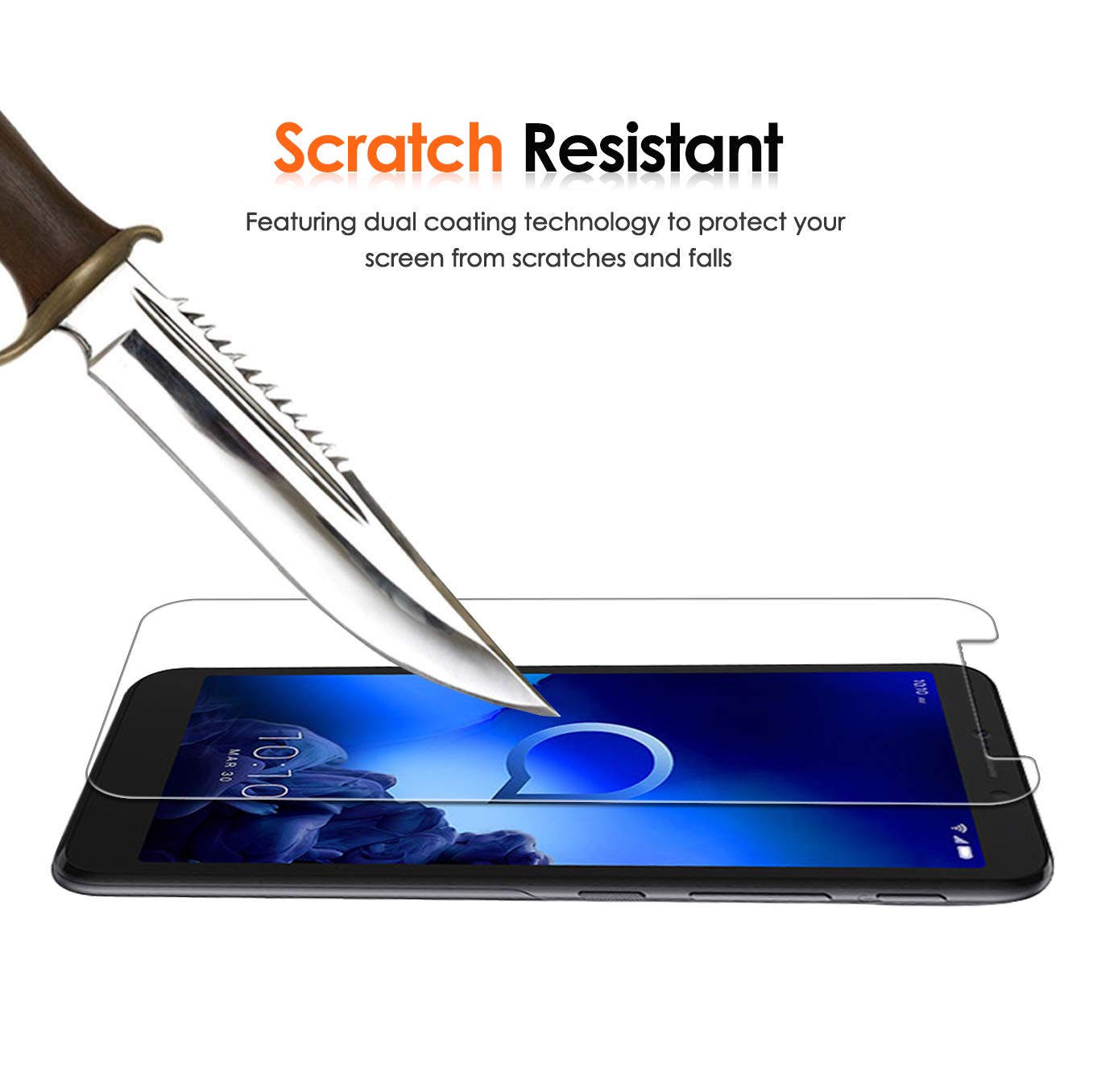 【VisioN Shop】Order message mobile model  1-3 Pcs Full Tempered Glass For Alcatel 1C 1X 3L 3X 3C 2019 for Alcatel 1B 1S 1A 1V 3X 2020 Screen Protector tempered. 