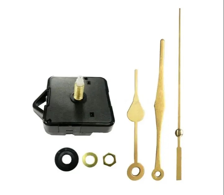 Hanging DIY Quartz Watch Silent Wall Clock Movement Quartz Repair 5168s Movement Clock Mechanism Parts Clock Parts with Hands. 