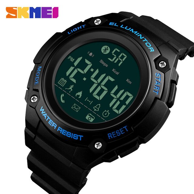 Skmei 1347 Bluetooth Smart Digital Watch Mens 50m Waterproof Sport Watch  Sleeping Monitor Backlight Calorie Tracker Man Watches: Buy Online at Best  Prices in Bangladesh | Daraz.com.bd
