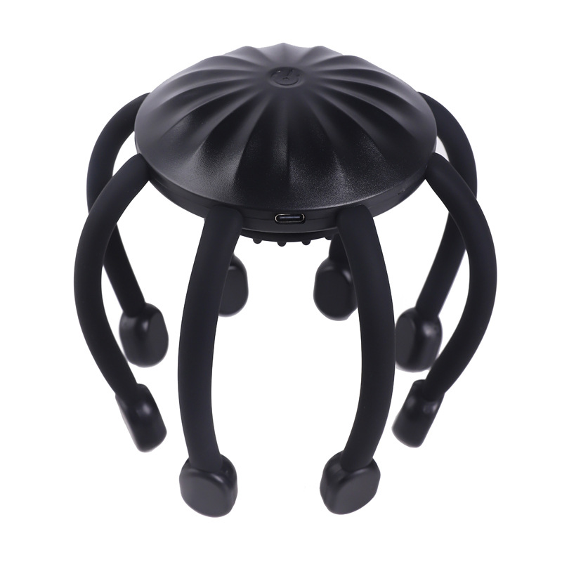 200PCS Octopus head massager intelligent multi-dimensional vibration scalp relax sleep dredge decompression massage instrument. 