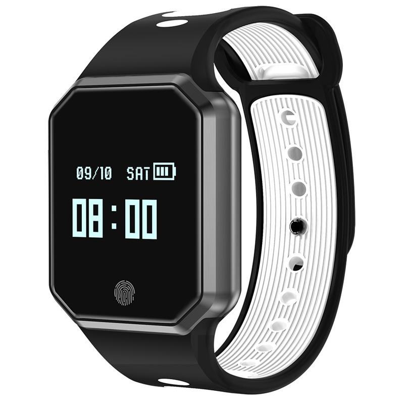 0.95 inch OLED Waterproof QW11 Smart Watch Compatible for Android 4.4 and IOS 8.0 or Above. 