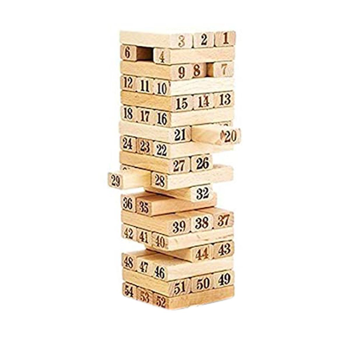 Uno Jenga Clássico Jogo Stacko Jogo Stacko Bloco Tumble Tower