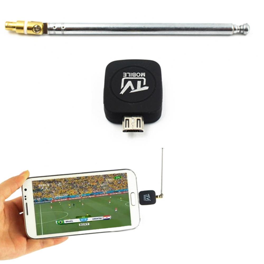 Mobile TV Receiver HD USB Digital TV Tuner DVB-T2 DVB-T with Micro Antenna for Android Phone Tablet Pad TV HDTV Dongle. 