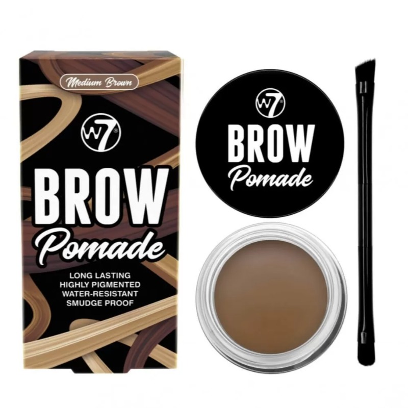 W7 Brow Pomade -Medium Brown 4.25gm. 