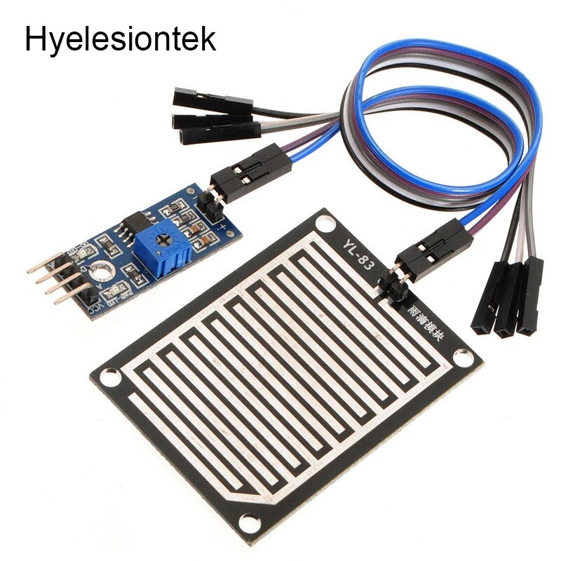 【Daily Necessities For Anyone Store】Rain Sensor For Arduino Weather Module DIY Kit Board Sensitive Humidity 3.3V-5V Rain Sensors Circuit