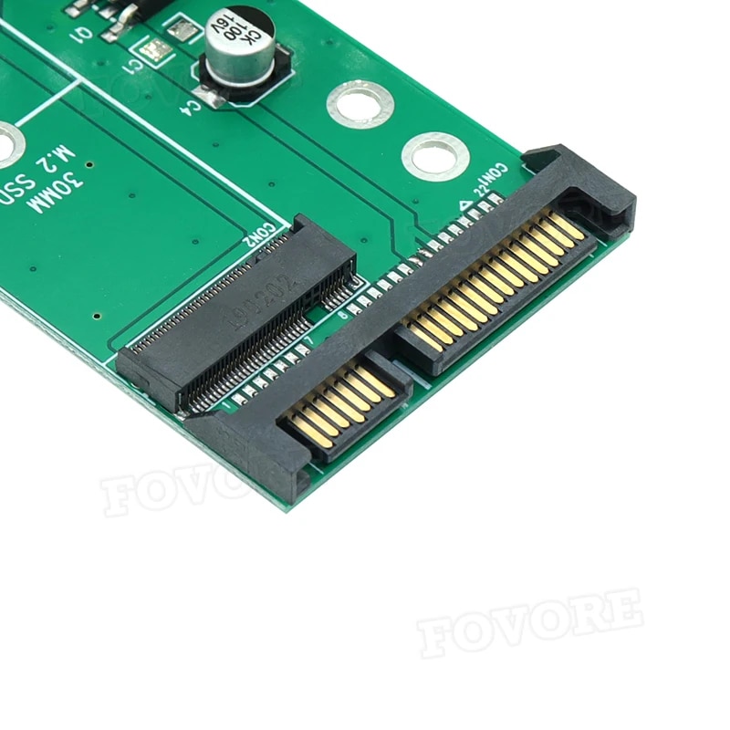 Add On Card for NGFF M2 Adapter Plug Play SATA3 Raiser M.2 B Key SSD Expansion Card 2 in1 Converter USB3.0 Sata III Cable. 