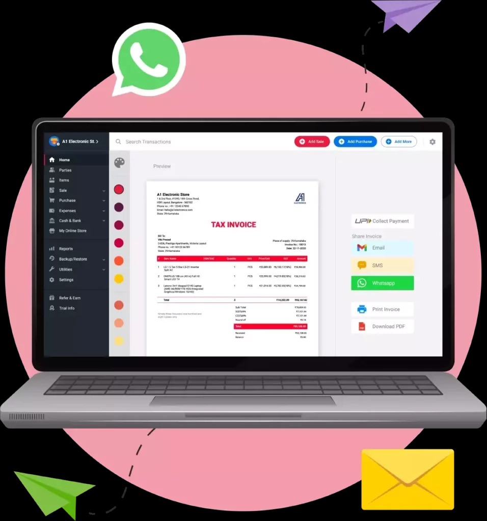 VYAPAR Billing Software for Businesses Manage Inventory Seamlessly. 