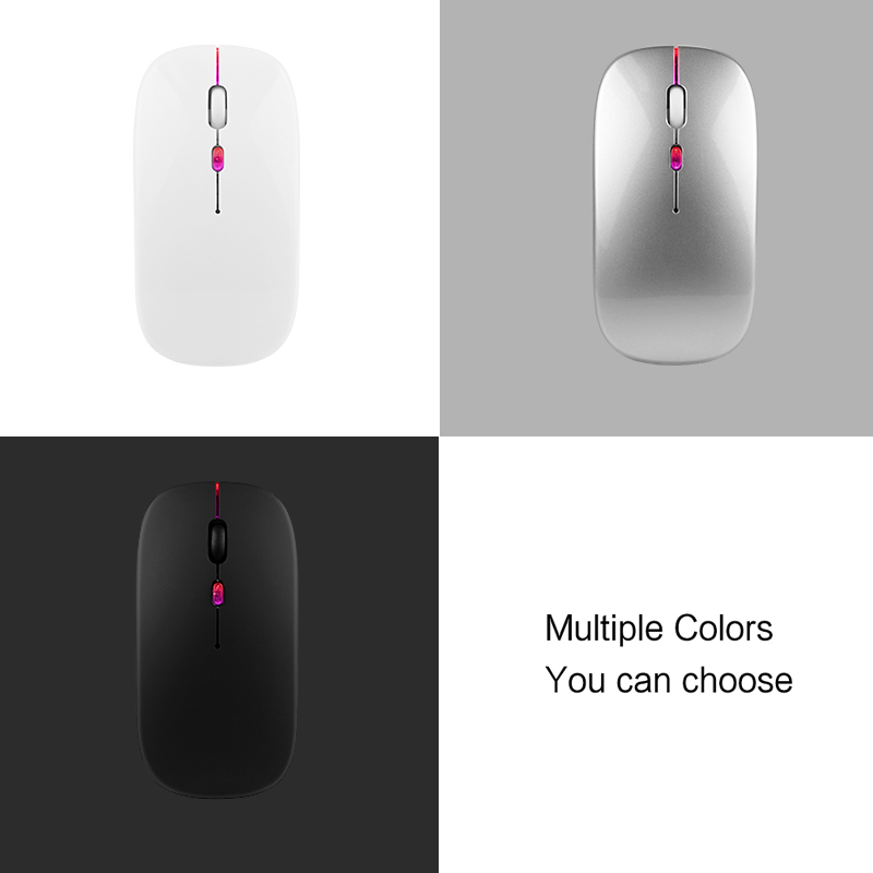 Bluetooth Mouse for Microsoft Surface Pro 9 8 5 6 7 X Surface Go 3 Book Laptop PC Wireless Mouse Rechargeable Mute Gaming Mouse. 