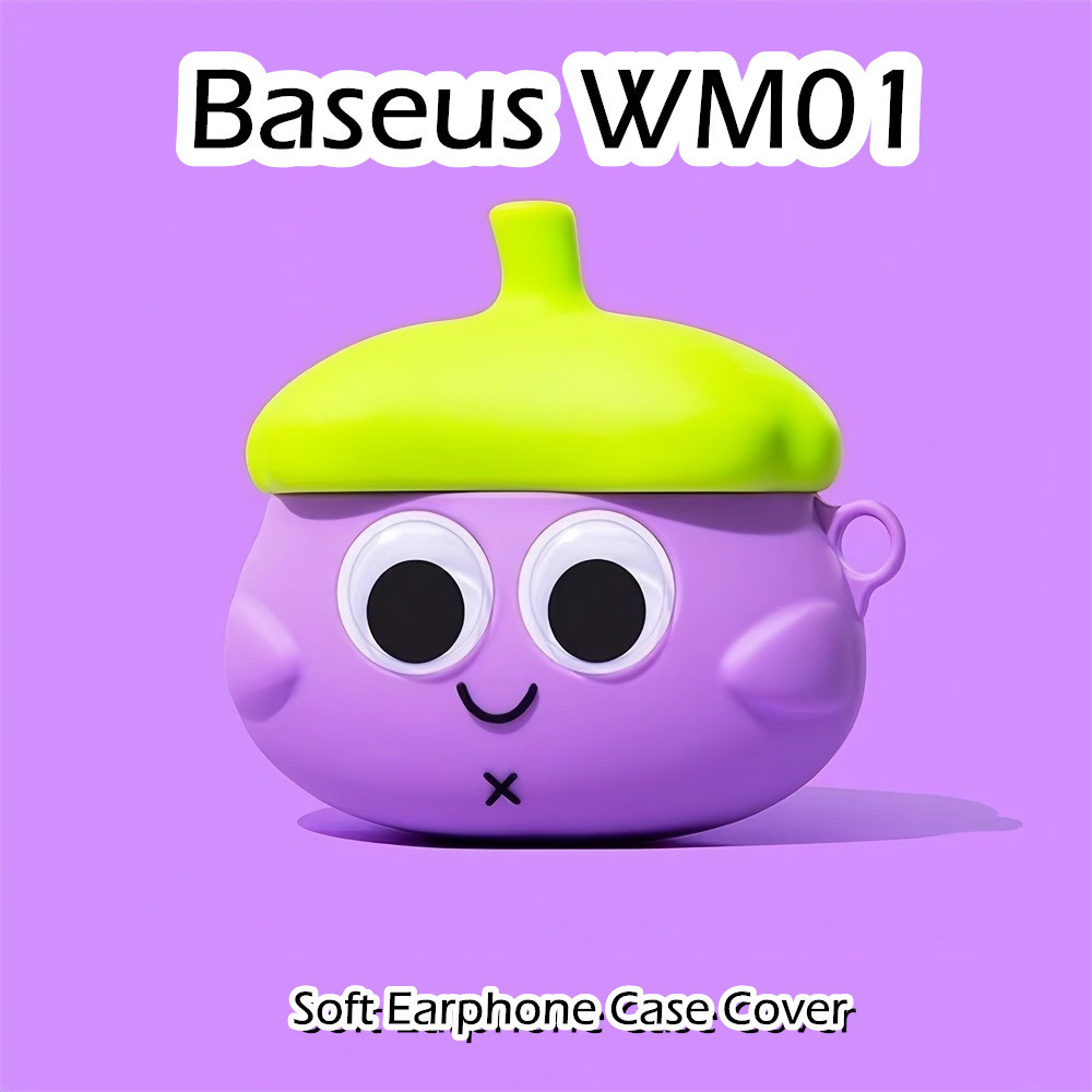 Original For Baseus WM01 cartoon Silicone Earphone Case Cover Shock resistant NO.1. 