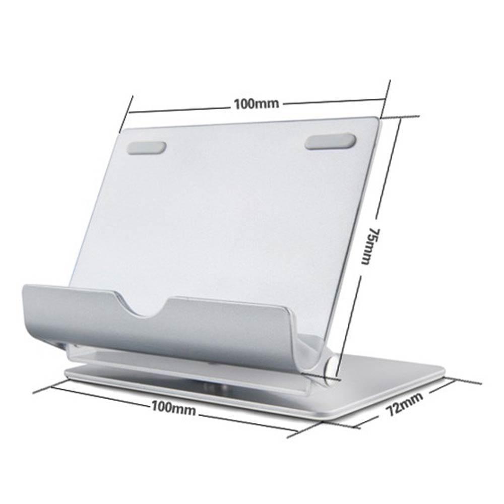 Aluminum Tablet Stand, Adjustable IPad Docks Holder, Universal 360?Rotatable Foldable Multi Angle Mini Portable Stand Compatible with IPad, IPhone. 