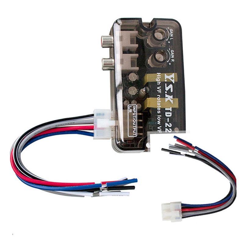 RCA Car Subwoofer High Frequency to Low Frequency Converter. 